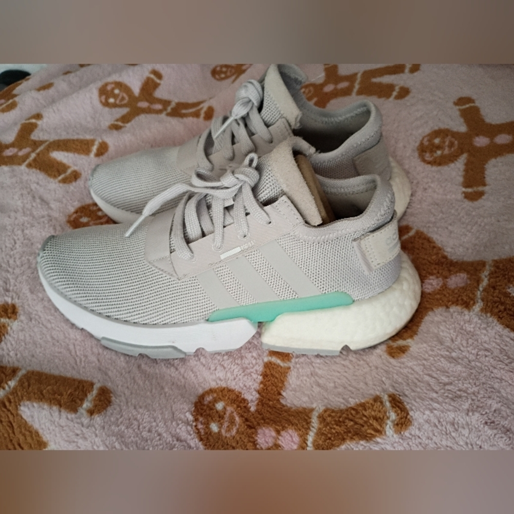 adidas Gray and Mint Athletic Shoes Adidas Shoes Tenis Womens Excellent Conditio